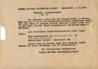 Händler-Rundschreiben getippt Nr. 23