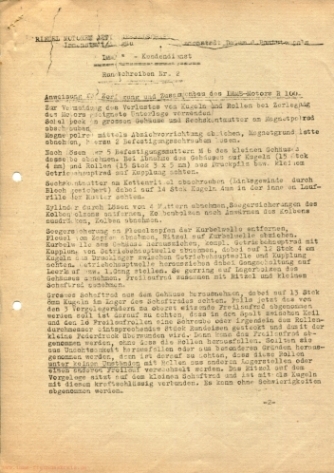 Kundendienst-Rundschreiben Nr. 2, Seite 1